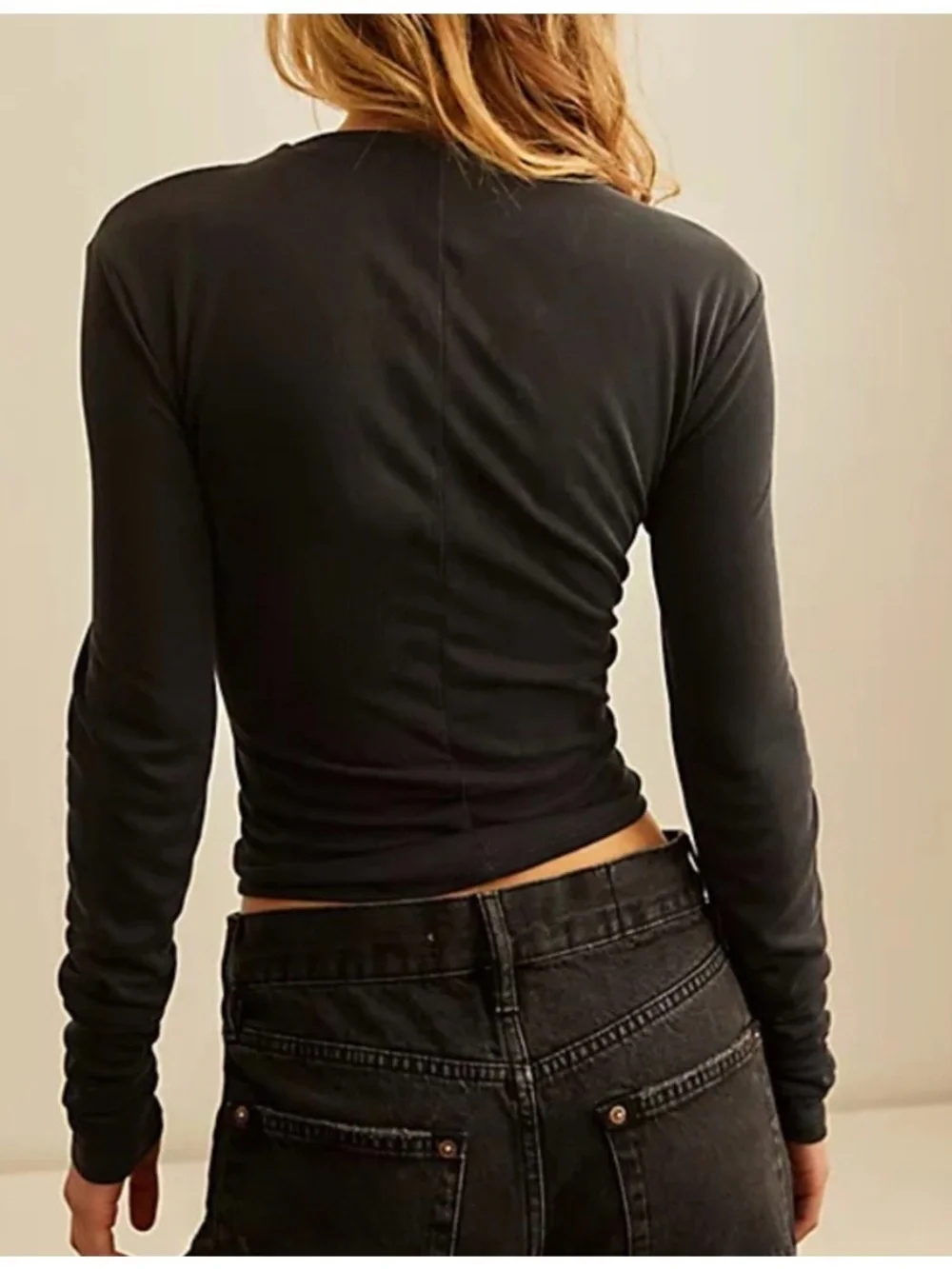 FREE PEOPLE Intimately Inner Circle Long Sleeve Top S